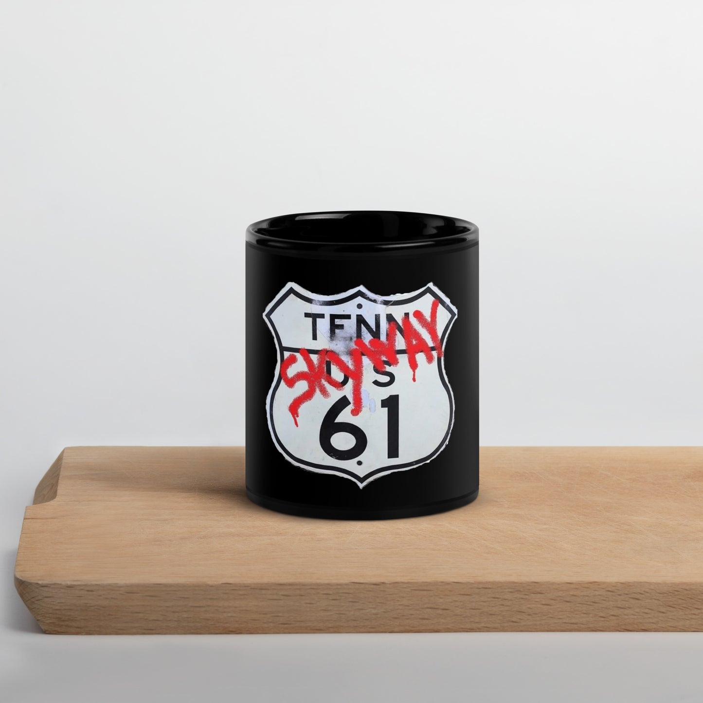 Black Glossy Mug