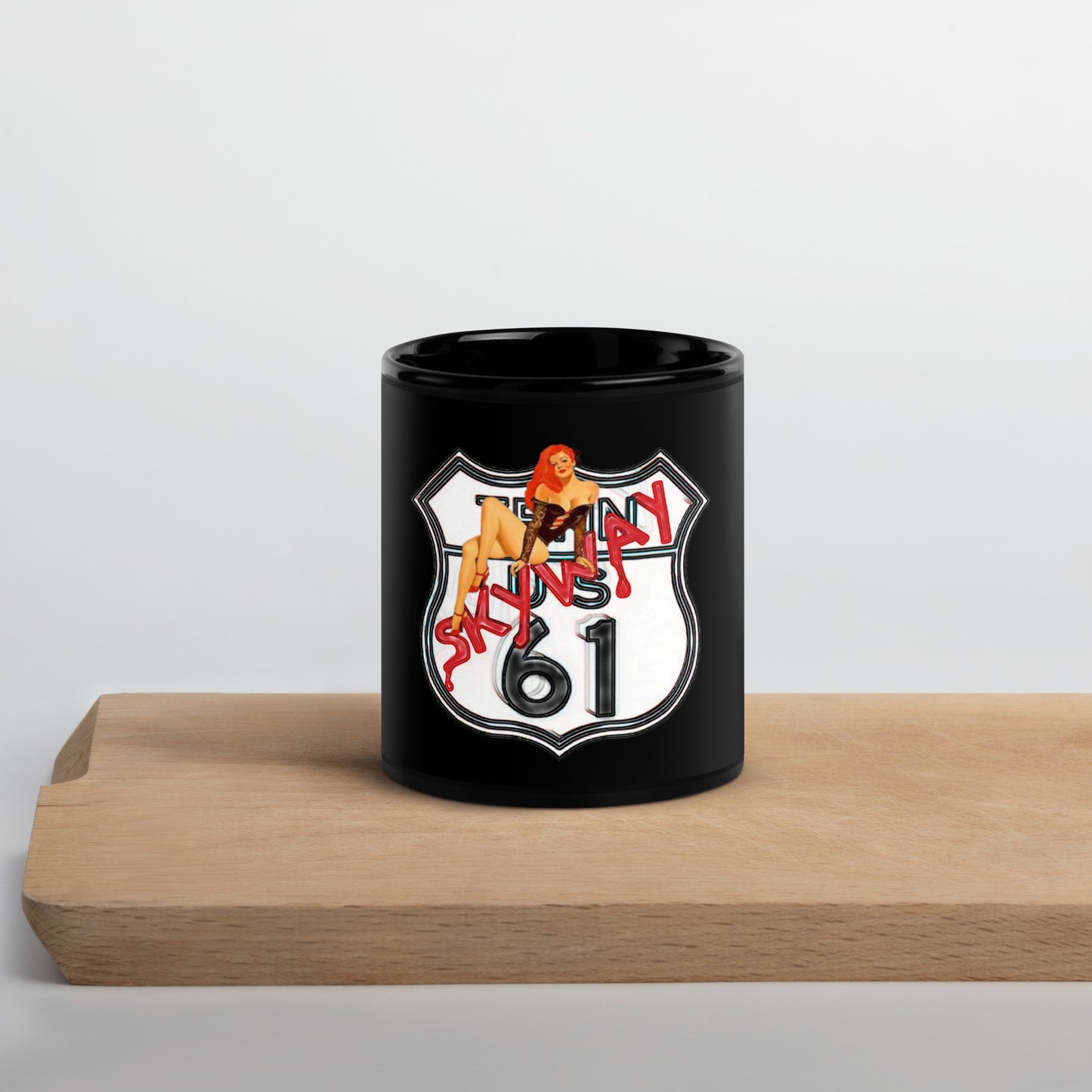 Black Glossy Mug