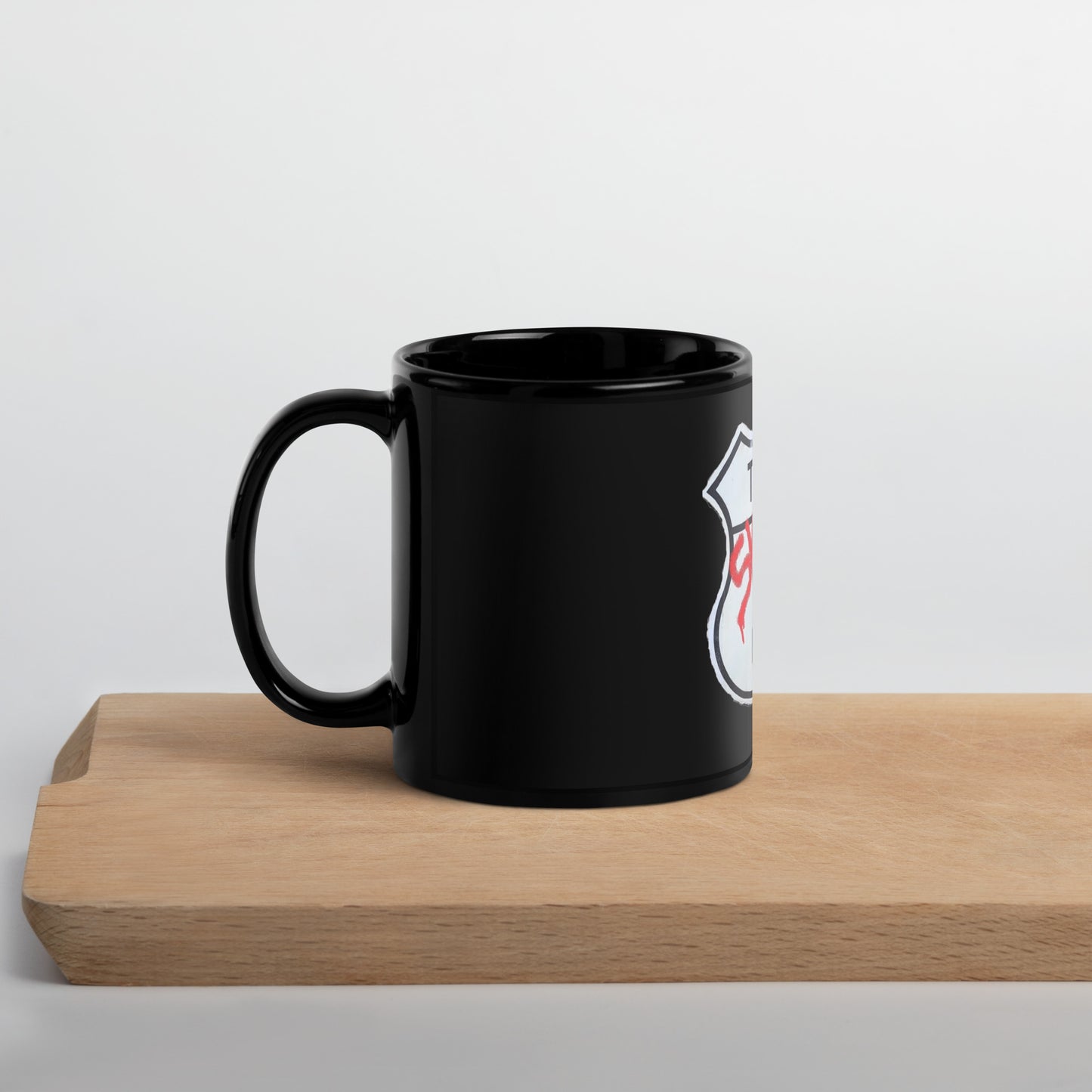 Black Glossy Mug