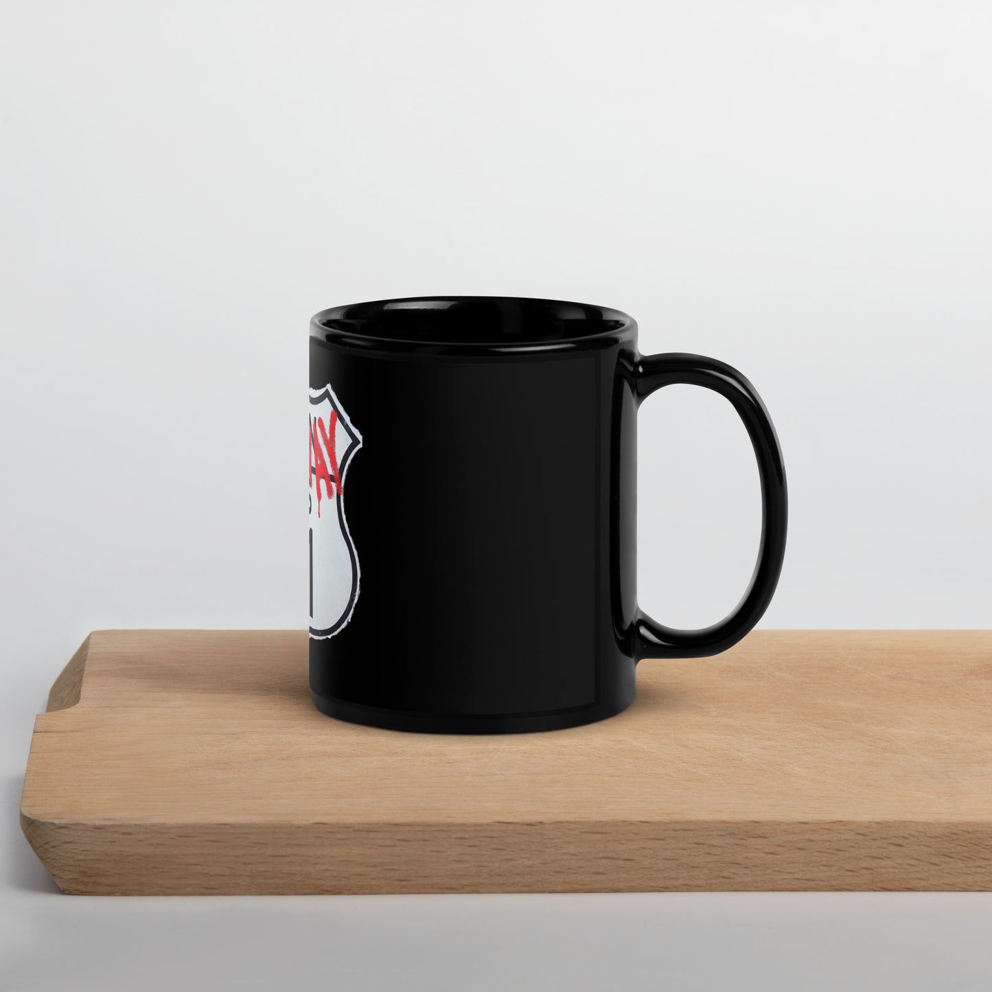 Black Glossy Mug