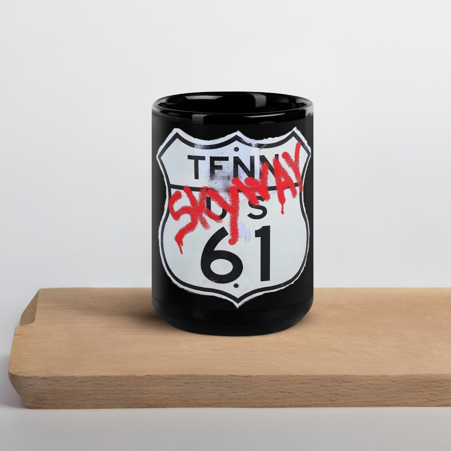 Black Glossy Mug