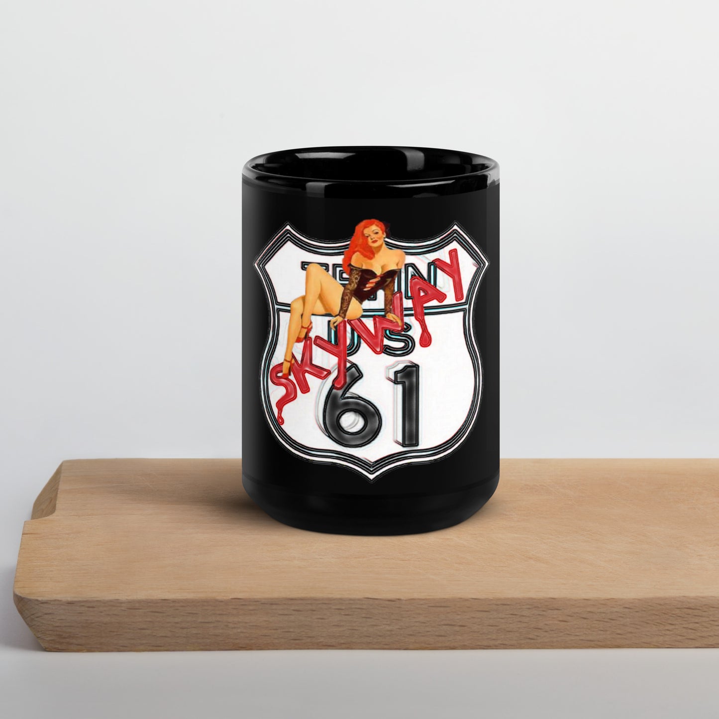 Black Glossy Mug