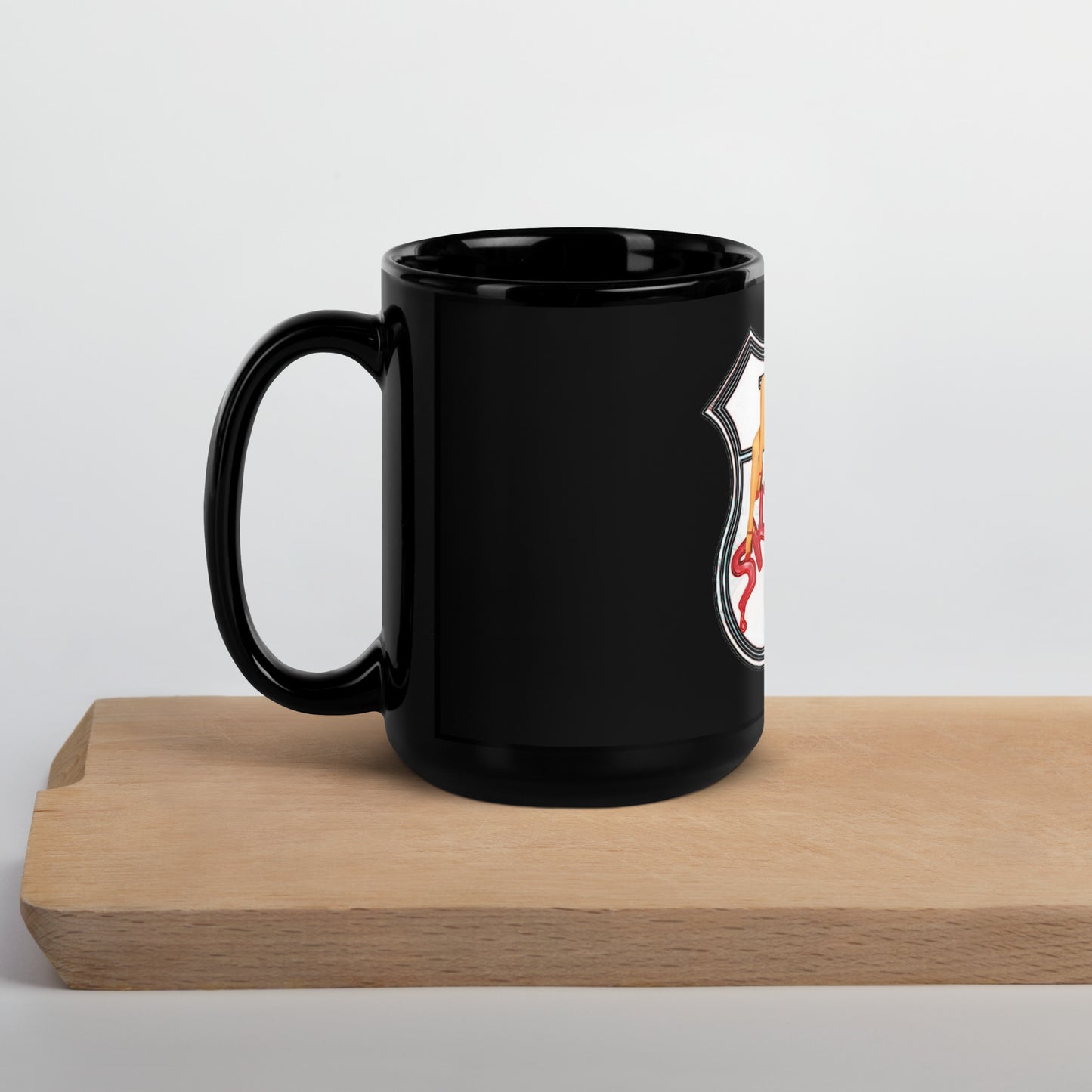 Black Glossy Mug