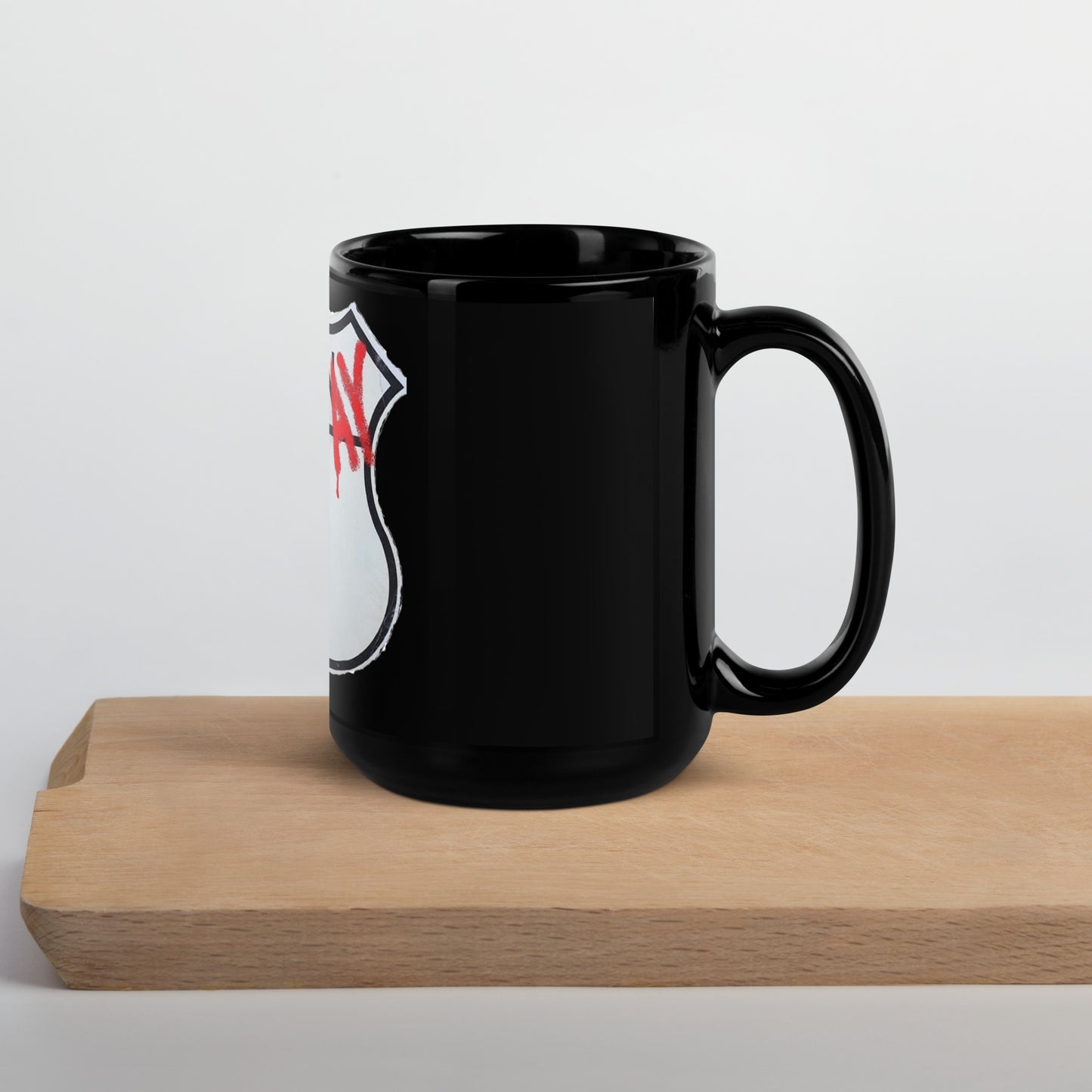 Black Glossy Mug