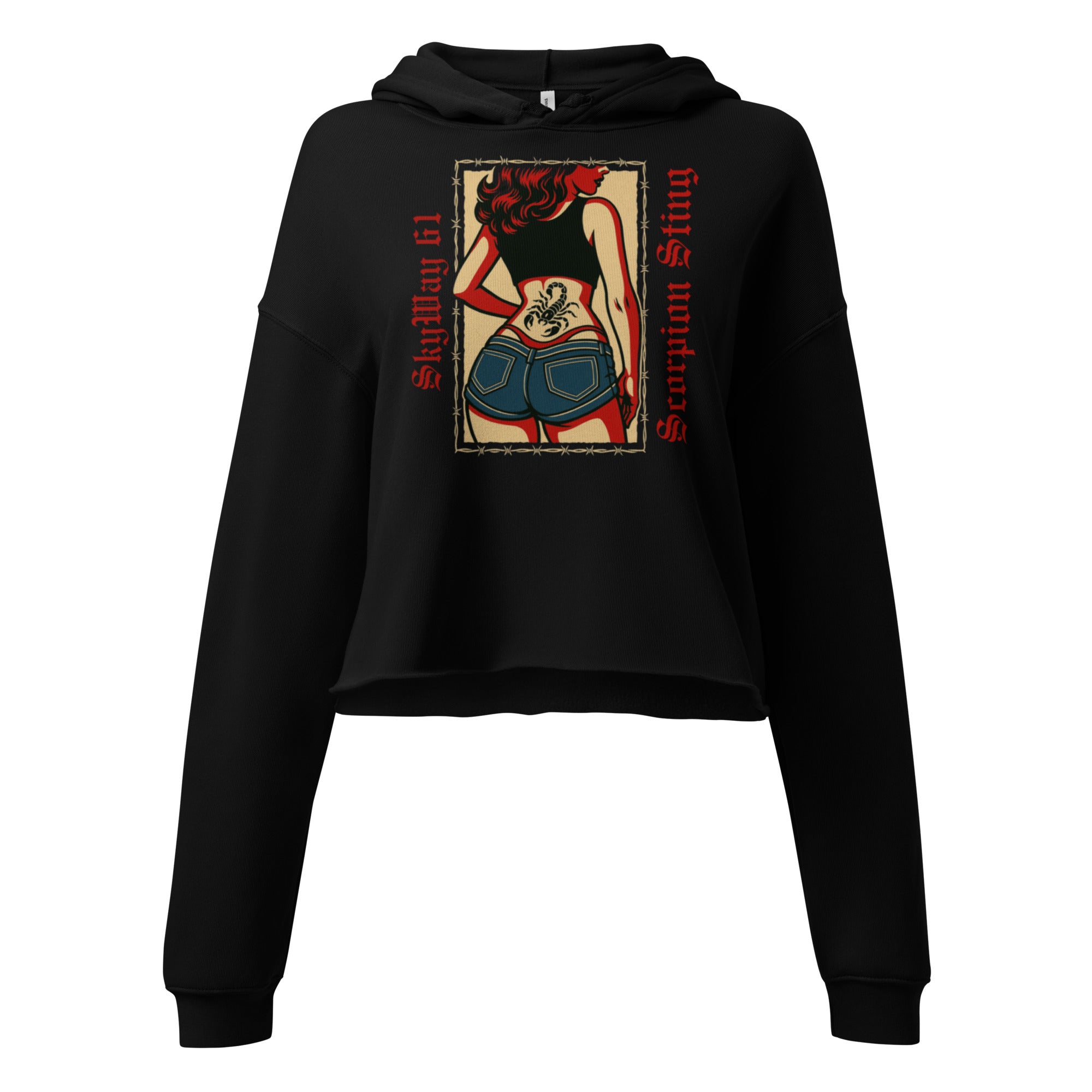 Limited Edition Scorpion Sting Crop Hoodie – SkyWay 61