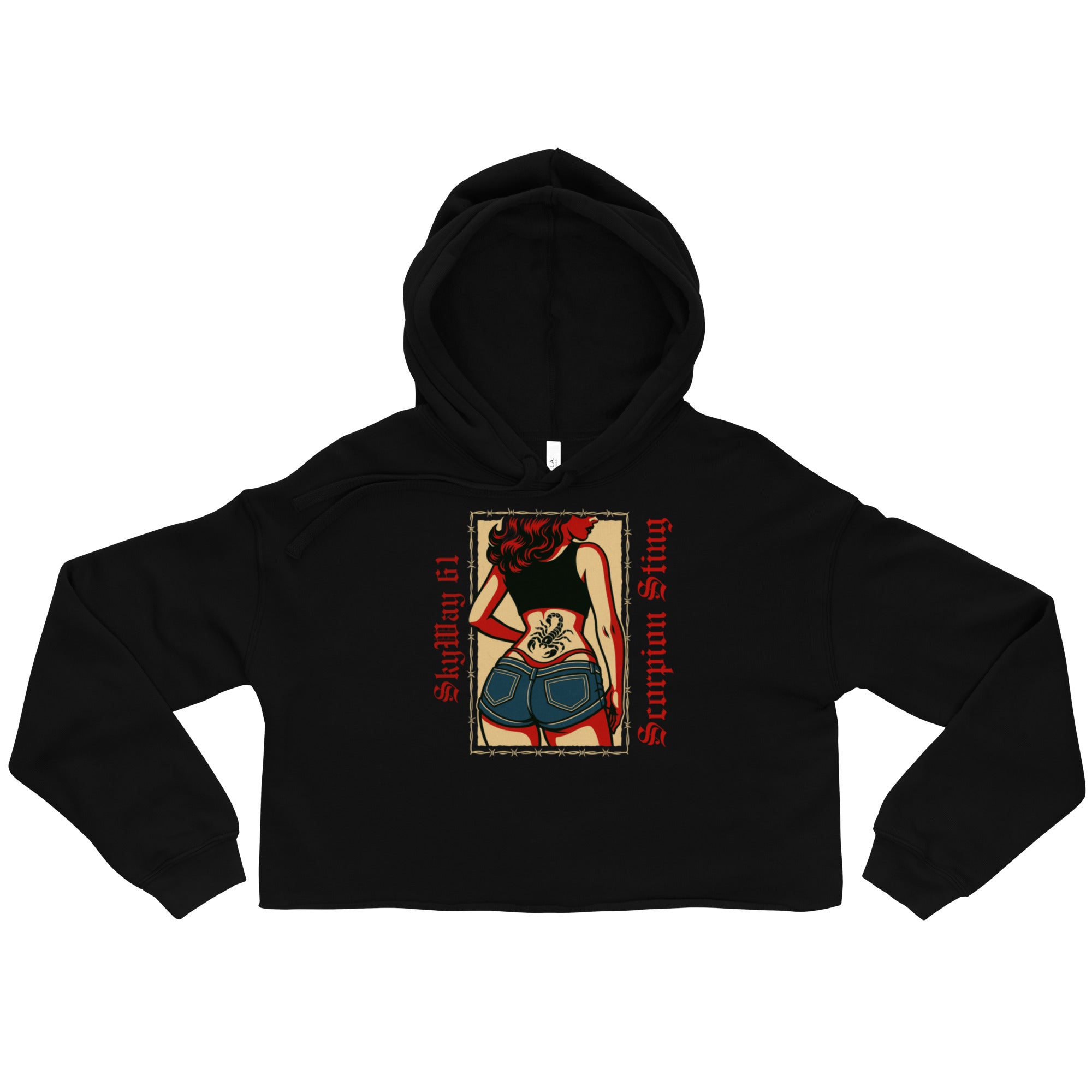 Limited Edition Scorpion Sting Crop Hoodie – SkyWay 61